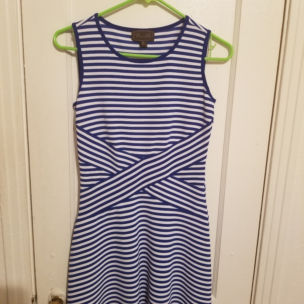 Trulli Striped Sleeveless Dress XS